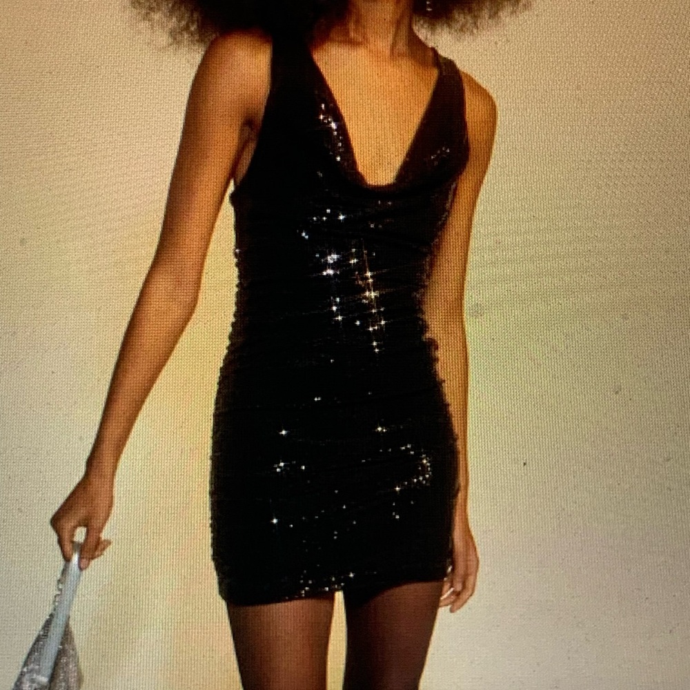 Black party dress-NWT